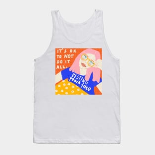 Resting peach face Tank Top